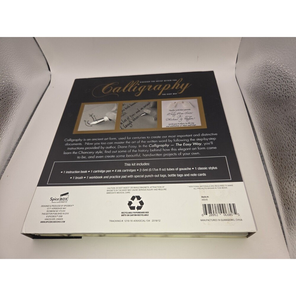 SpiceBox Masterclass Calligraphy Writing Set Instruction Guide Pens and Ink New - Picture 10 of 14